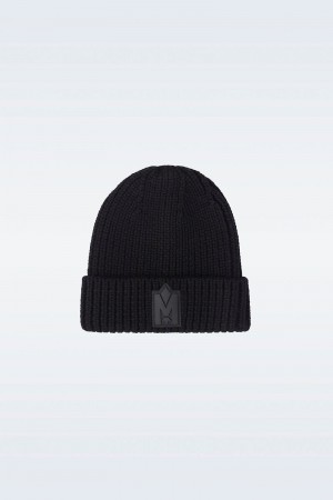 Mackage JUDE-KZ Hand-knit toque with ribbed cuff アクセサリー キッズ 黒 | 0793145-ON