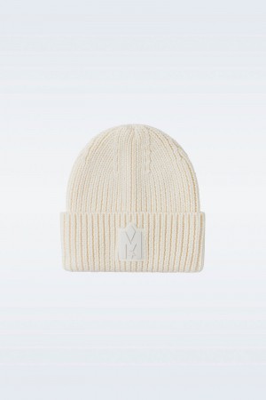 Mackage JUDE-MZ hand-knit toque with ribbed cuff ハット メンズ ベージュ | 0851423-NB