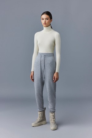 Mackage NATHALY Cashmere-blend パンツ レディース グレー | 8903651-HT