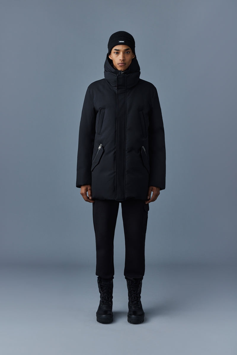 Mackage EDWARD 2-in-1 down with removable hooded bib コート メンズ 黒 | 5793062-FS