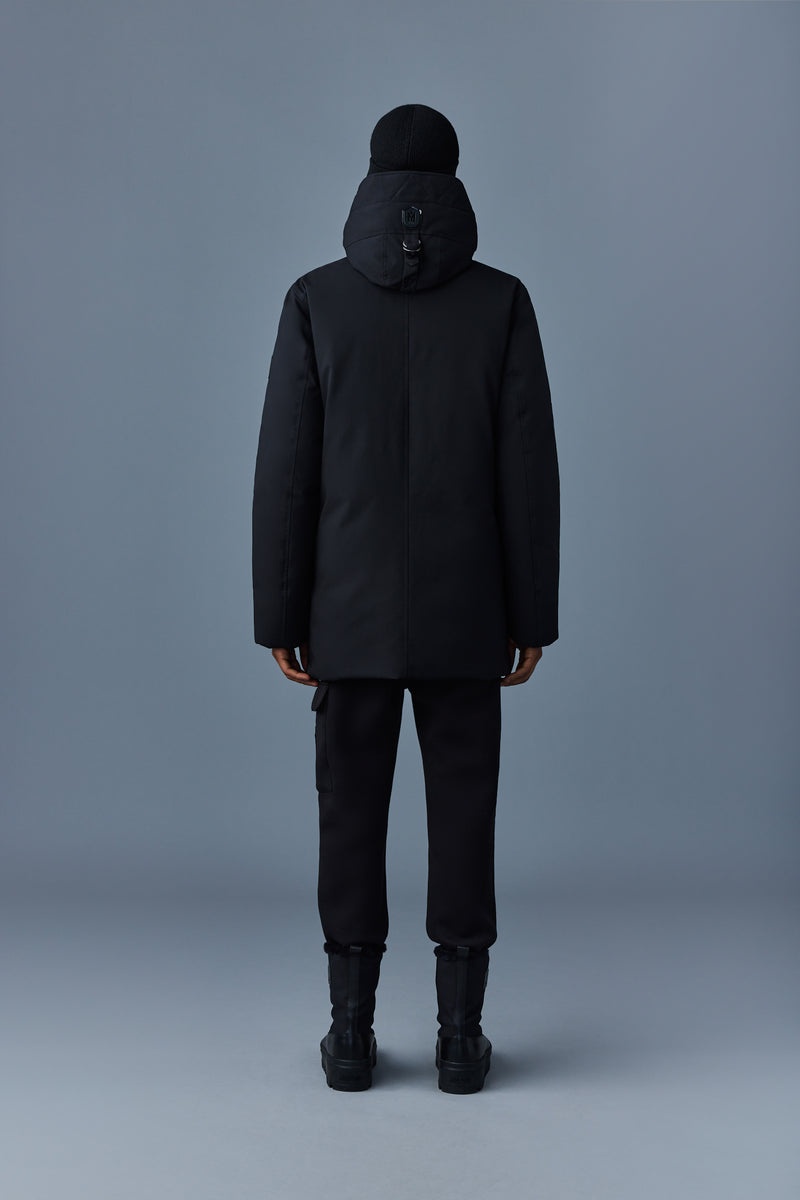 Mackage EDWARD 2-in-1 down with removable hooded bib コート メンズ 黒 | 5793062-FS