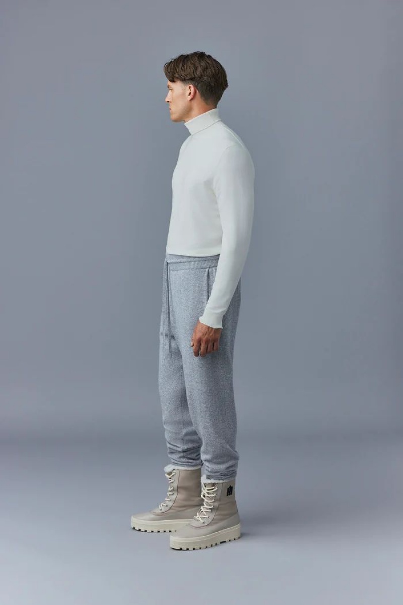 Mackage HARRISON Cashmere-blend パンツ メンズ ライトグレー | 0962147-GQ