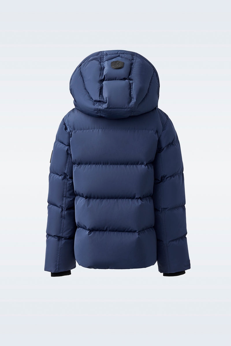 Mackage HUDSON Nano with removable hood ダウンジャケット キッズ ネイビー | 7368250-ZW