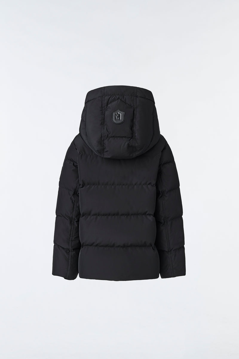 Mackage HUDSON Nano with removable hood ダウンジャケット キッズ 黒 | 3645201-QF