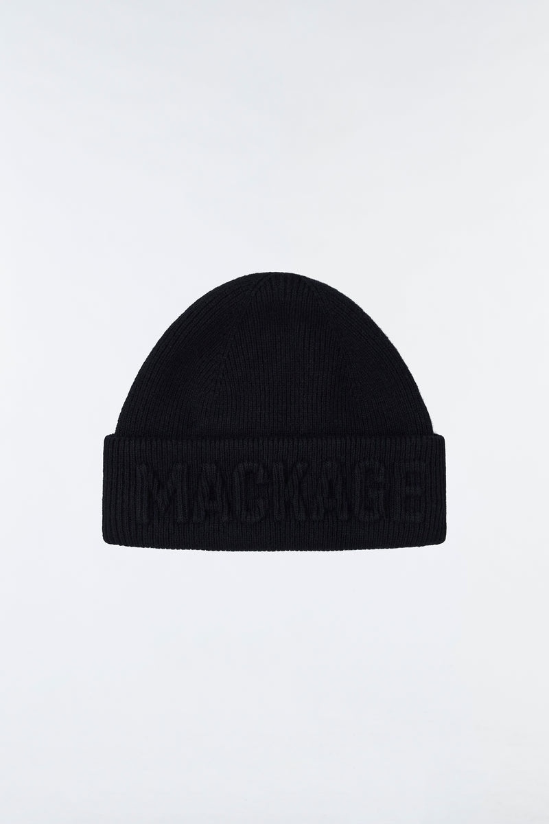 Mackage JETT Knit merino and cashmere ハット レディース 黒 | 7329410-QS