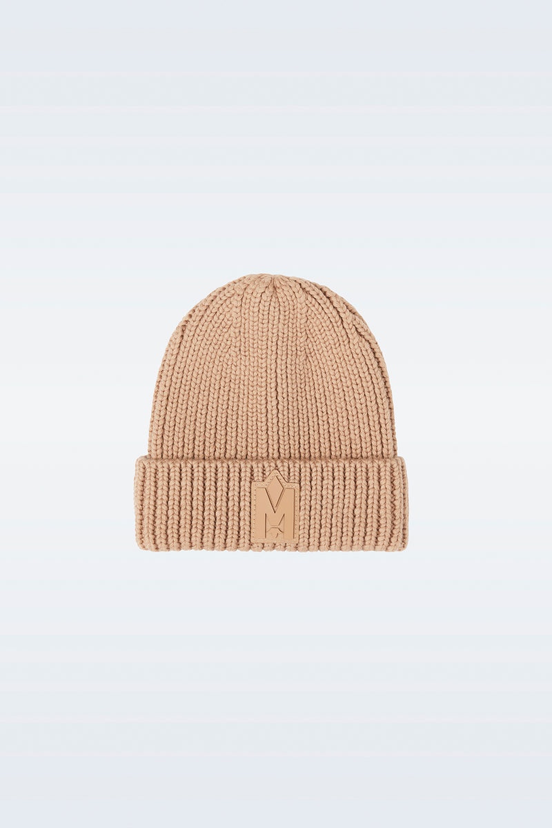 Mackage JUDE-KZ Hand-knit toque with ribbed cuff アクセサリー キッズ ブラウン | 3789061-WJ