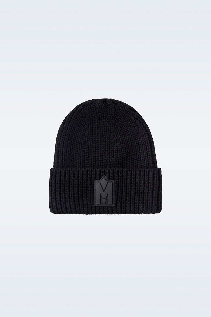 Mackage JUDE-MZ hand-knit toque with ribbed cuff ハット メンズ 黒 | 1725496-PY