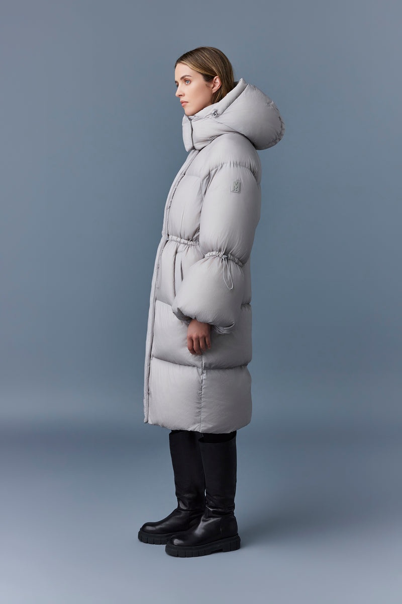 Mackage LENZI 2-in-1 down with removable hood コート レディース ライトグレー | 6910472-WZ