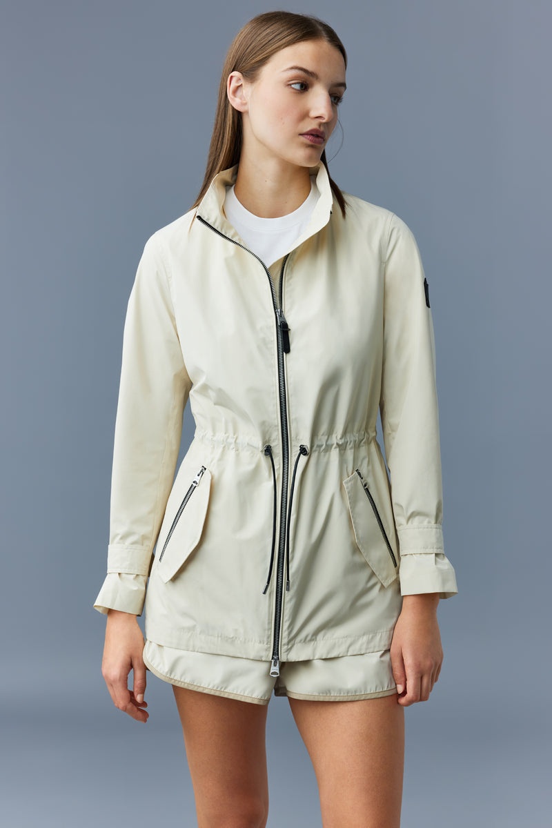 Mackage MELANY 2-in-1 rain parka with removable bib トレンチコート レディース ベージュ | 6753904-AC