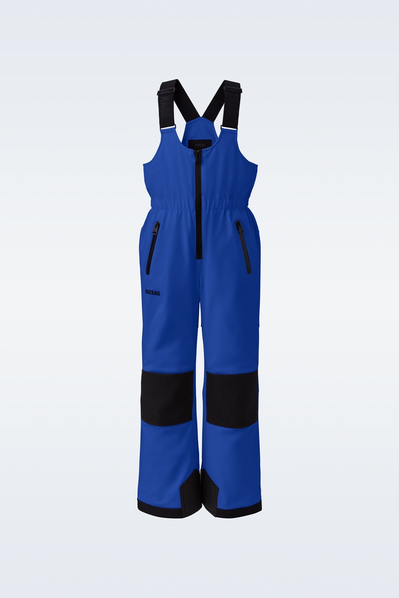 Mackage MYRON-Z Ski overalls with adjustable suspenders パンツ キッズ 青 | 8740165-ZR