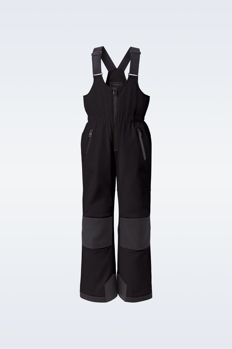 Mackage MYRON-Z Ski overalls with adjustable suspenders パンツ キッズ 黒 | 1256430-QX