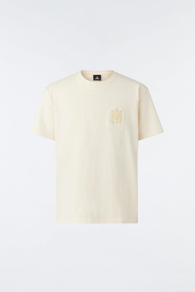 Mackage TEE with velvet logo Tシャツ レディース ベージュ | 4608123-JU