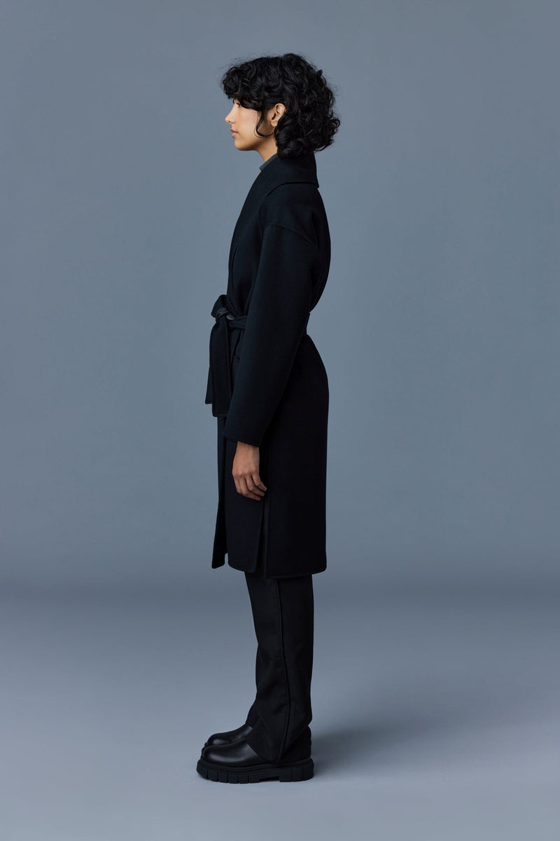 Mackage THALIA Double-face wool robe コート レディース 黒 | 7146852-AT