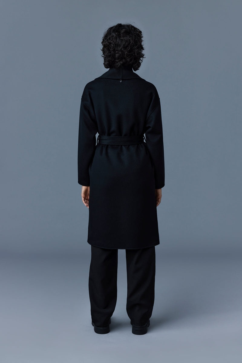 Mackage THALIA Double-face wool robe コート レディース 黒 | 7146852-AT